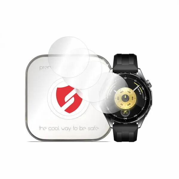 Smart Protection Folie Protectie Smart Protection Premium Classic pentru Huawei Watch GT 6 46mm, Set 4 bucati, Plastic