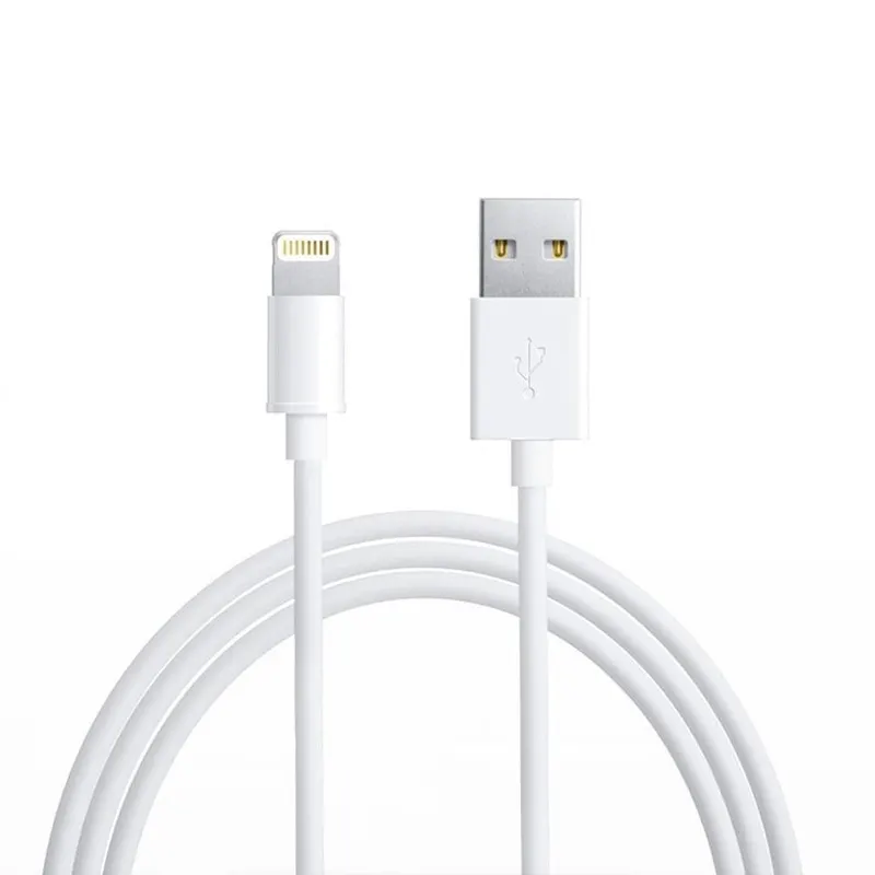 Cablu Date Compatibil iPhone 1 m Bulk, Alb