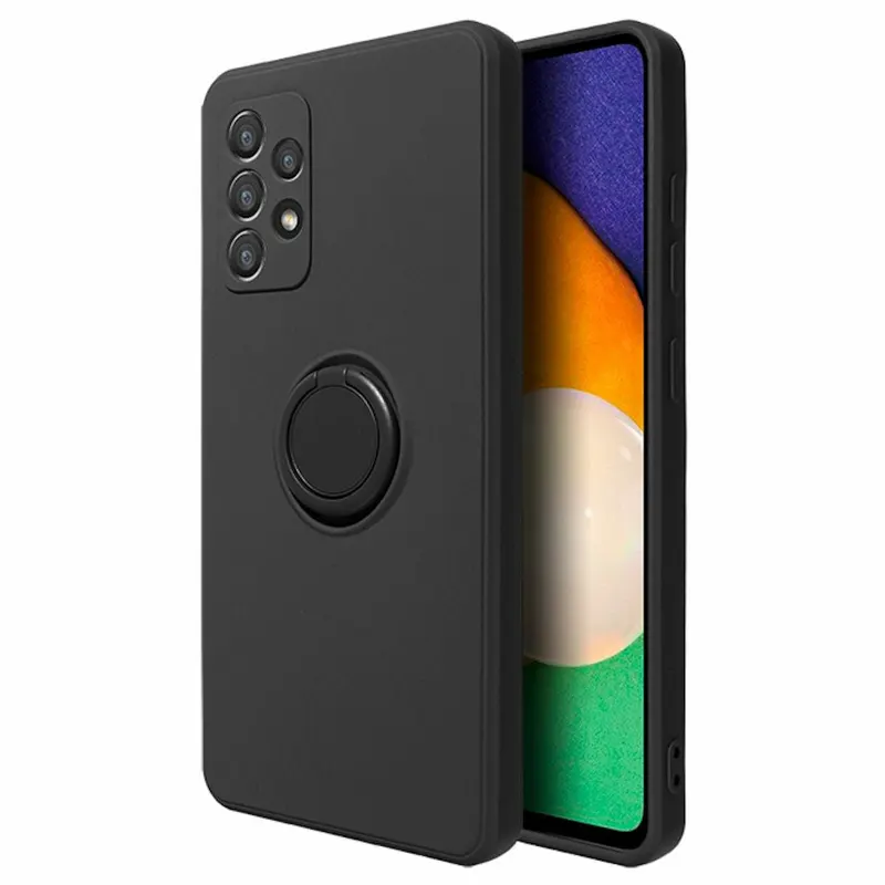 Flippy, Husa protectie Flippy compatibila cu Samsung Galaxy A32 5G Liquid Silicone Ring cu suport r