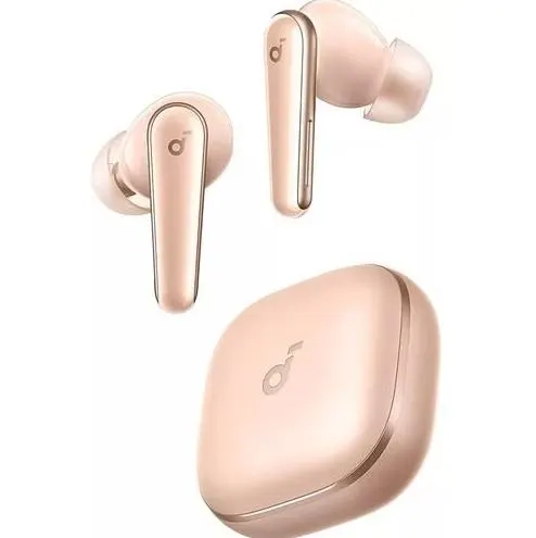 Casti True Wireless Anker SoundCore Liberty 5, Active Noise Cancelling, Autonomie 48 ore, IP55, Dolby Audio, Bluetooth 5.4 (Roz)