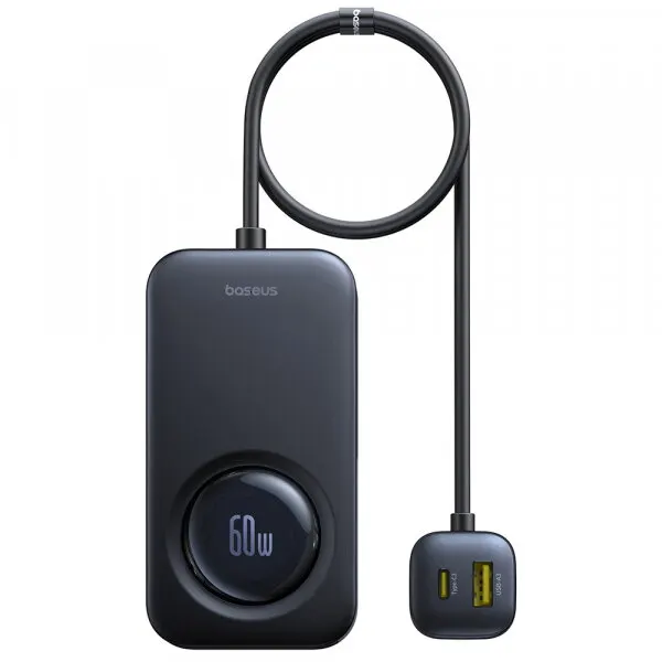 BASEUS Incarcator Auto Baseus PrimeTrip VW1, 105W, 3A, 3 x USB-A - 2 x USB-C, Negru C00069000121-00