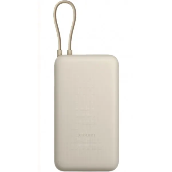 Xiaomi Baterie Externa Xiaomi, 20000mAh, 33W, QC + PD, 1 x USB-A - 2 x USB-C, Bej BHR8851GL