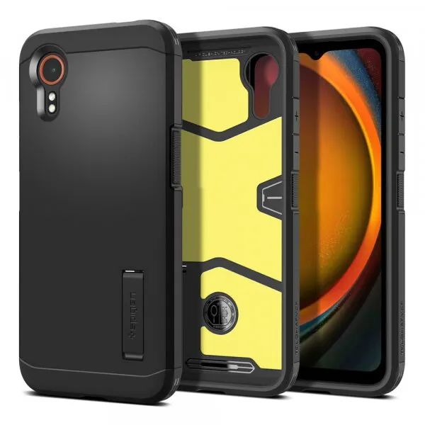 Spigen Husa pentru Samsung Galaxy Xcover7 G556, Spigen, Tough Armor, Neagra ACS07505