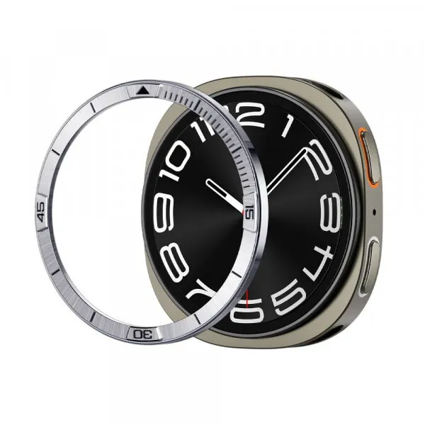 Spigen Rama Protectie Spigen Tune Pilot pentru Samsung Galaxy Watch9 / Watch8 44mm, Argintie ACS10009