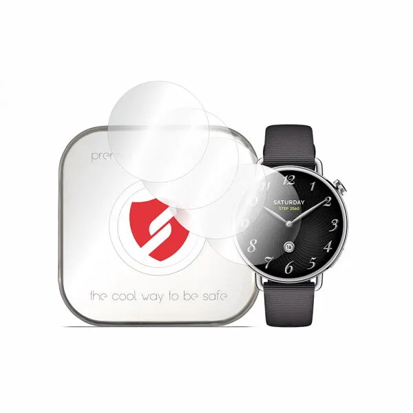 Premium Classic Folie Protectie Smart Protection Premium Classic pentru Xiaomi Watch S4, Set 4 bucati, Plastic