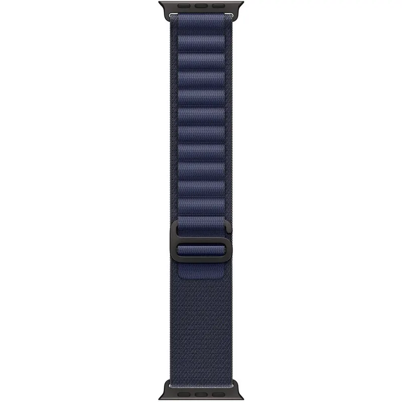 Apple Apple Watch 49mm Loop: Navy Alpine Loop - Small - Black Titanium Finish
