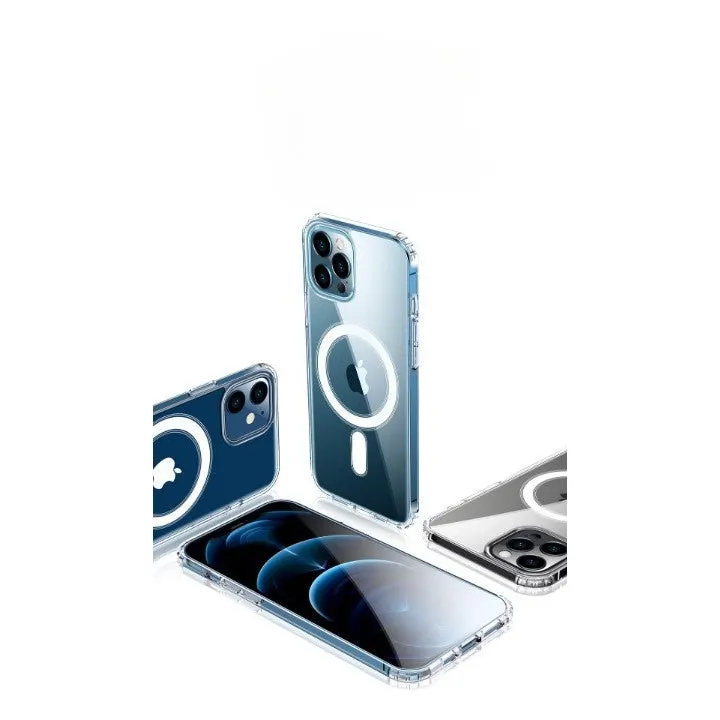 Flippy, Husa MagSafe Silicone Acryl pentru iPhone 14 Pro, Flippy, ambalaj Blister Transparenta