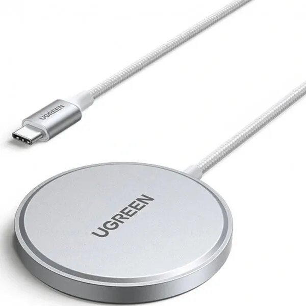 Ugreen Incarcator Retea Wireless UGREEN W703, 15W, 1.67A, Alb