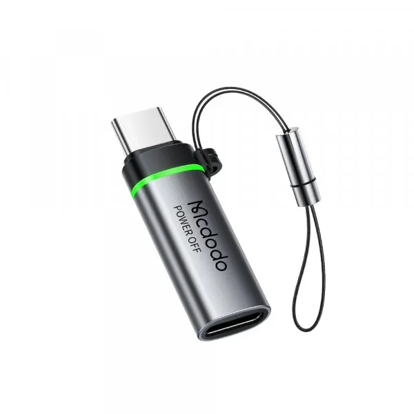 Mcdodo Adaptor Date si Incarcare Lightning - USB-C McDodo OT-6010 Power Off, Negru