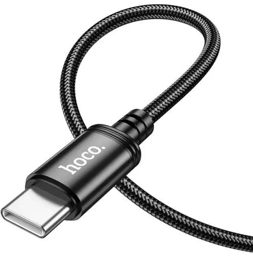 Cablu Date si Incarcare USB-C - USB-C HOCO X89, 60W, 1m, Negru