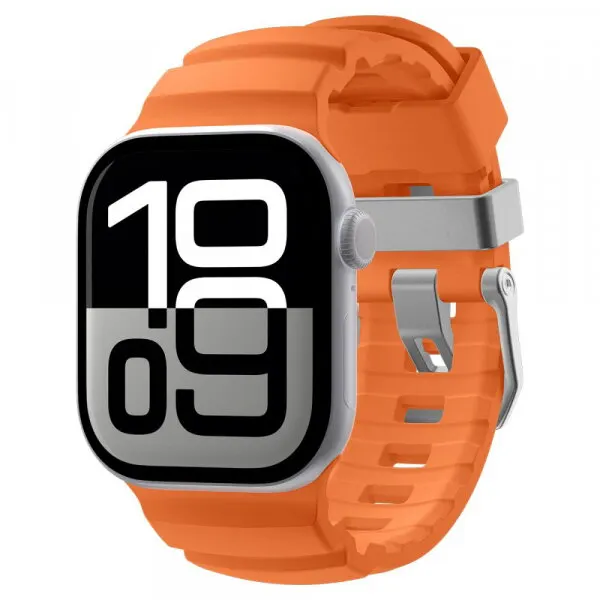 Spigen Curea Spigen WBS2 pentru Apple Watch 49mm / 46mm / 45mm / 44mm Series, Portocalie AMP10509
