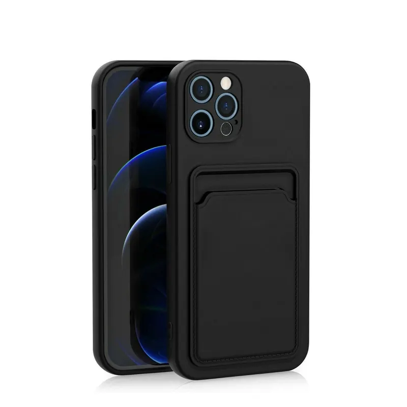 Flippy, Husa protectie Flippy cu suport card compatibila cu Samsung A22 4G Negru