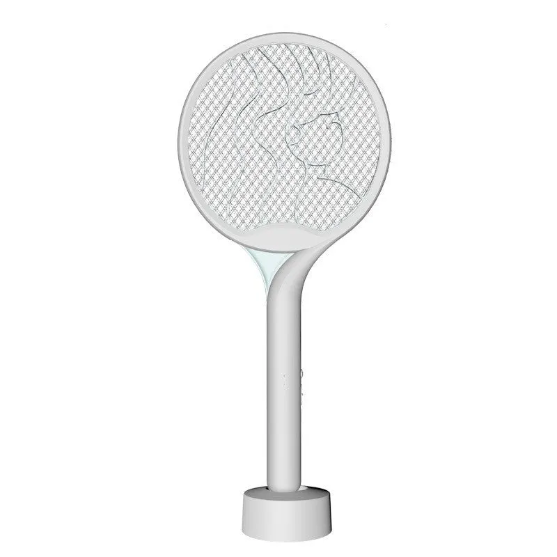 Paleta Electrica pentru Tantari, Muste si Tantari 2in1, Flippy, Reincarcabila, Incarcare USB, 2600V, Plastic, Casa si