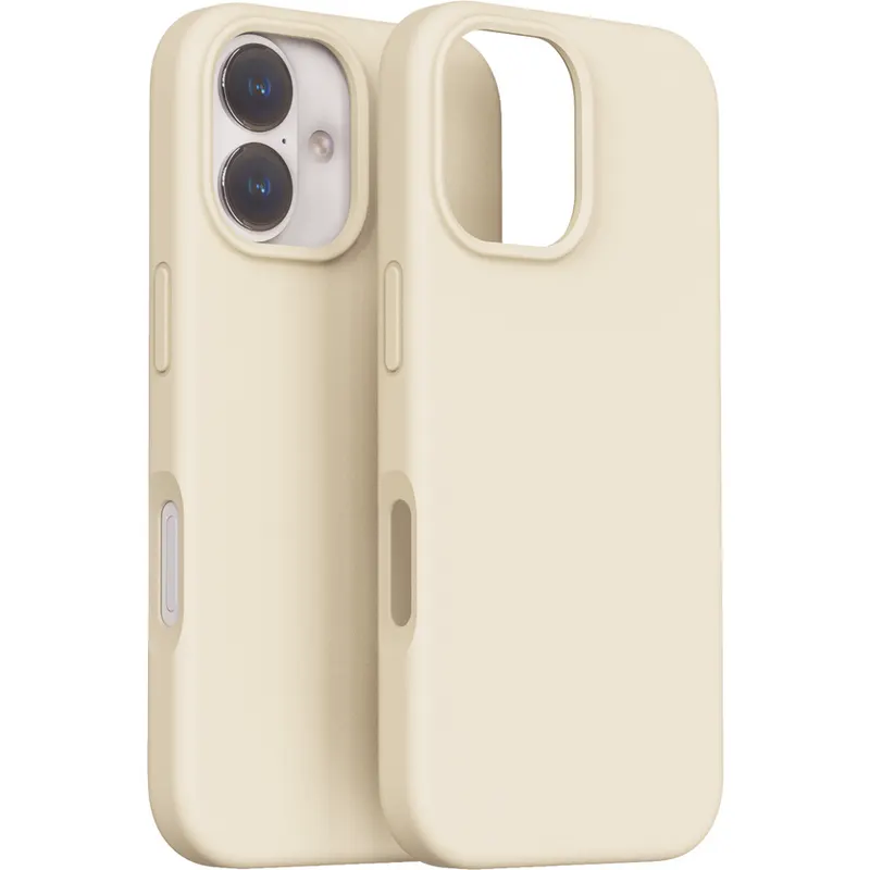 Dviced Husa Protectie Spate Dviced DV511058, Silicone Case, MagSafe, pentru Apple iPhone 17, Bej