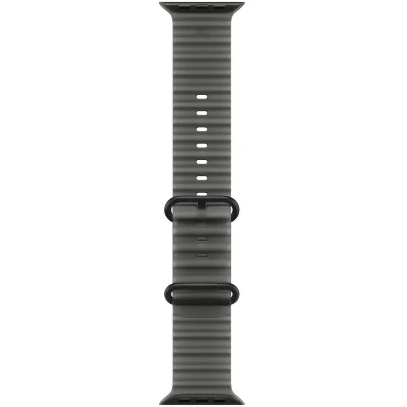 Apple Apple Watch 49mm Titanium Band: Translucent Black Ocean Band - Black Titanium Finish