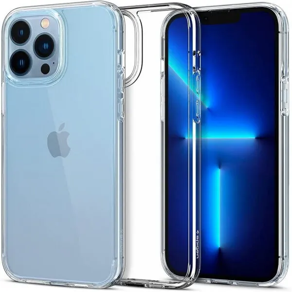 Spigen Husa pentru Apple iPhone 13 Pro, Spigen, Ultra Hybrid, Transparenta ACS03261
