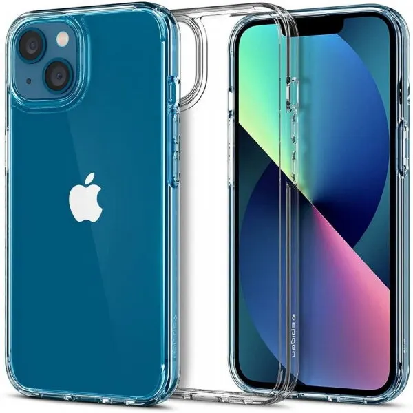 Spigen Husa pentru Apple iPhone 13, Spigen, Ultra Hybrid, Transparenta ACS03522