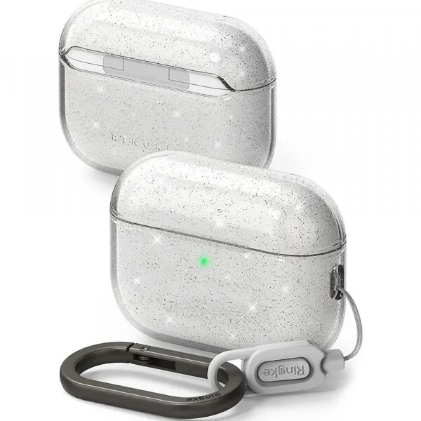 Ringke Husa Ringke Air Glitter pentru Apple AirPods Pro 3, Transparenta