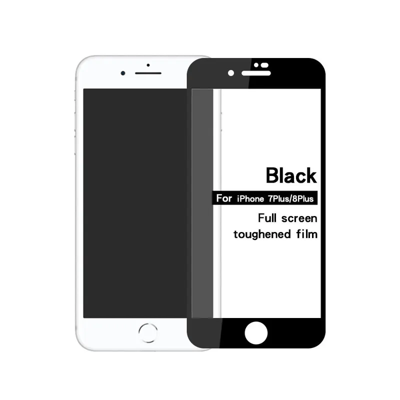 Flippy, Folie Sticla Flippy pentru Apple iPhone 7 / 8 Plus 111D Negru