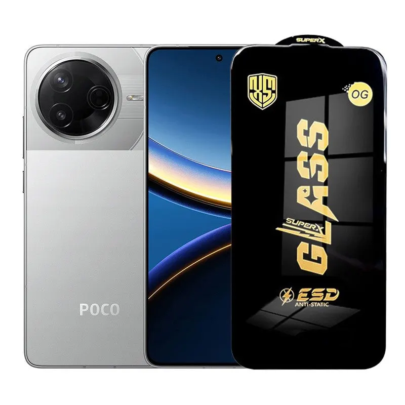 Flippy, Folie de Protectie pentru Xiaomi Poco F7 Pro, Flippy, Sticla Securizata ESD