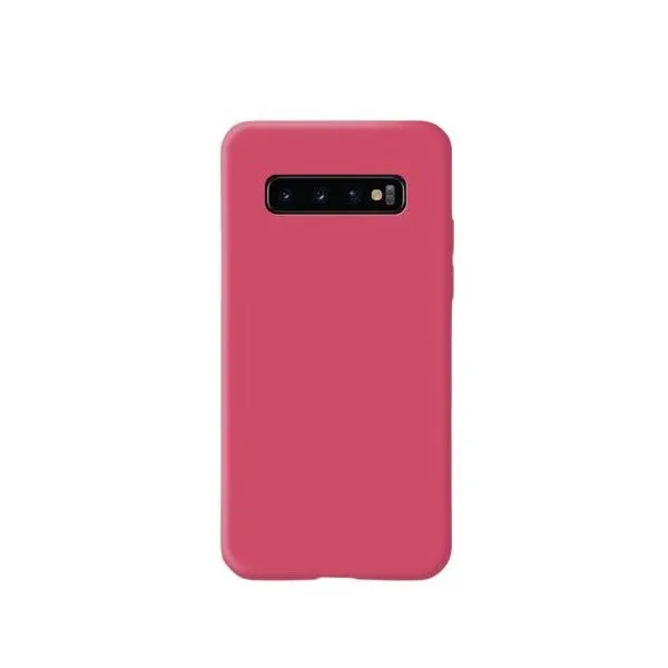 Flippy, Husa protectie Flippy compatibila cu Samsung Galaxy S10 Liquid Silicone Case Fuchsia