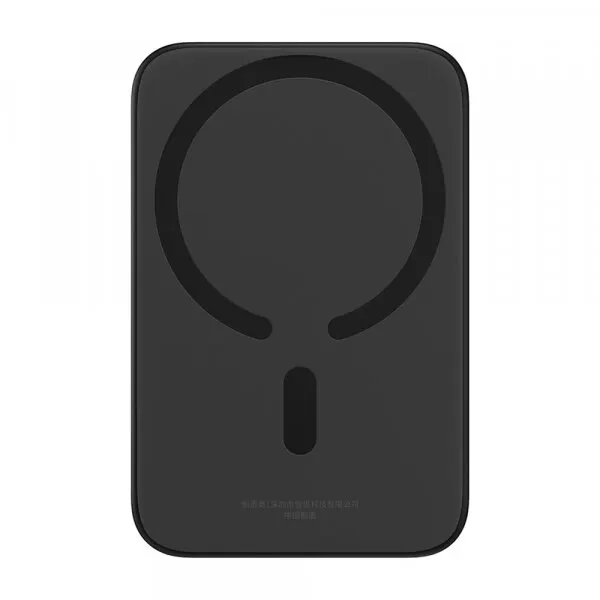 BASEUS Baterie Externa Wireless Baseus Mini Air, 6000mAh, 20W, PD + FQI, 1 x QI - 1 x USB-C, Neagra P10059002113-00