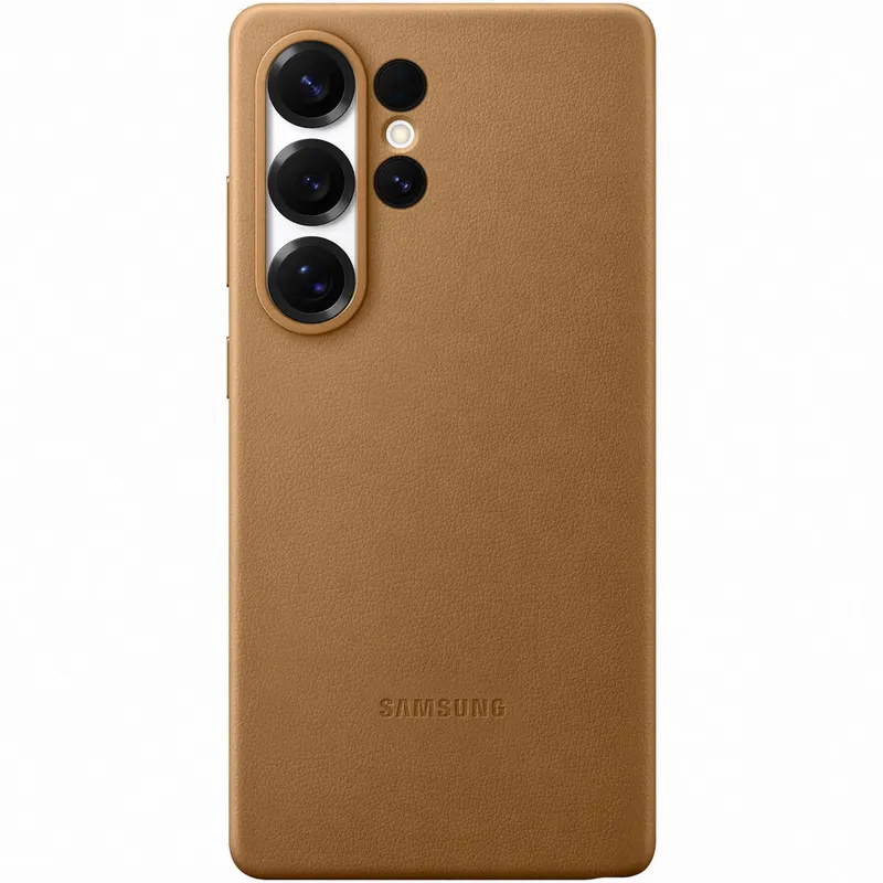 Samsung Husa de protectie Samsung Kindsuit Leather Case pentru Galaxy S25 Ultra, Auriu