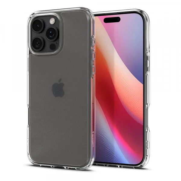 Spigen Husa pentru Apple iPhone 16 Pro, Spigen, Ultra Hybrid, Transparenta Satinata ACS08122