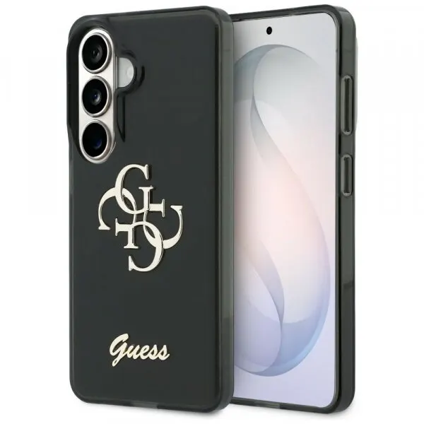 Guess Husa pentru Samsung Galaxy S26 S942, Guess, IML Big Metal 4G Script, Neagra