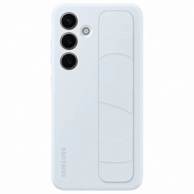 Samsung Husa Protectie Spate pentru telefon mobil Samsung Galaxy S24 Plus (S926) EF-GS926CLEGWW, Standing Grip Case, Albastru deschis