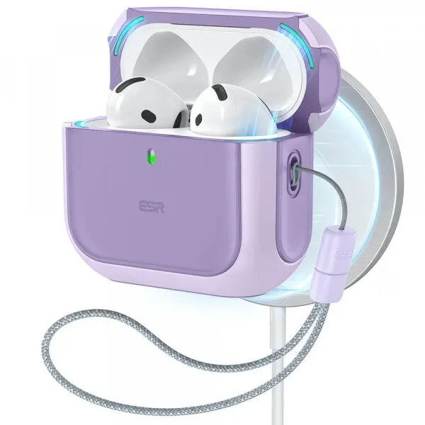 ESR Husa ESR Orbit Hybrid pentru Apple AirPods 4, Mov