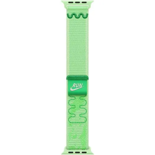 Curea pentru Apple Watch 46mm, Green Spark Nike Sport Loop