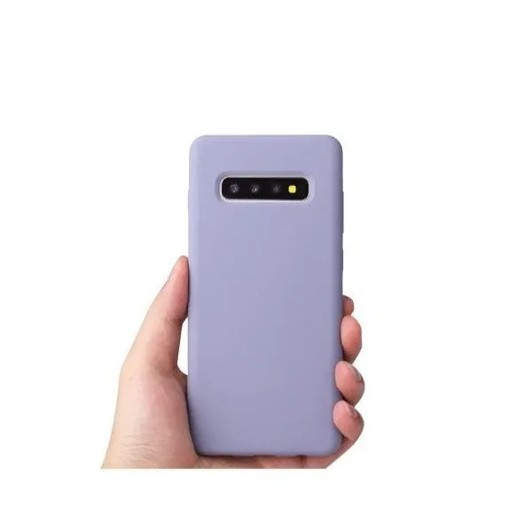 Flippy, Husa protectie Flippy compatibila cu Samsung Galaxy S10 Liquid Silicone Case Mov