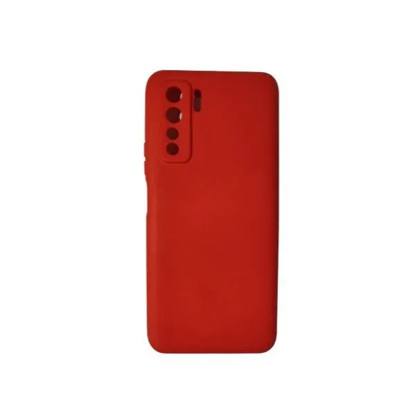 Flippy, Husa protectie Flippy compatibila cu Huawei P40 Lite 5G Liquid Silicone Case Rosu