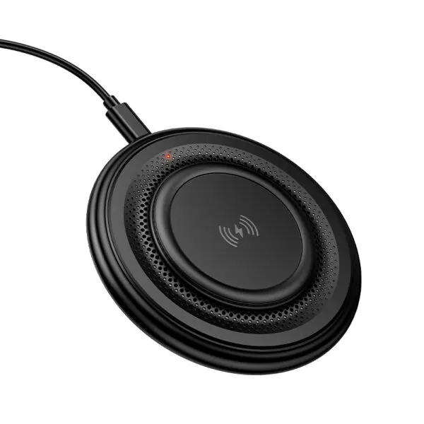 Borofone Incarcator Retea Wireless Borofone BQ40 Crown, 15W, 1.67A, Negru