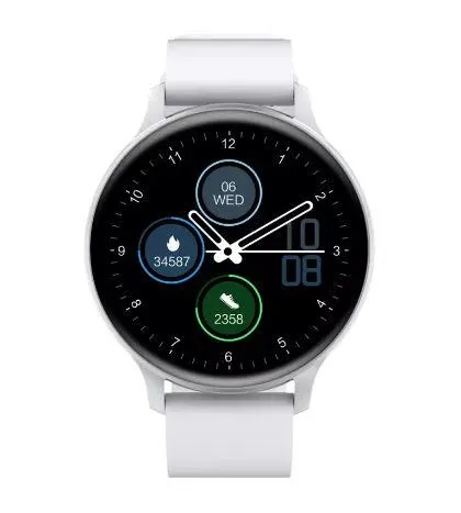 Smartwatch Canyon Badian SW-68, Display TFT 1.28inch, Bluetooth, Waterproof IP68, Android/iOS (Argintiu/Alb)