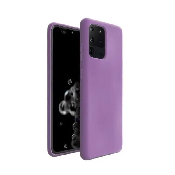 Flippy, Husa protectie Flippy compatibila cu Samsung S20 Ultra Liquid Silicone Case Mov