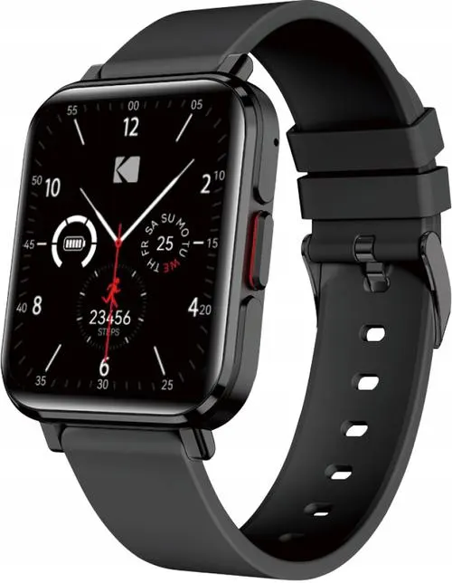 Smartwatch Kodak SW-7204, Bluetooth, Ecran HD 1.28inch, 100+ Moduri sport, Pana la 5 zile autonomie, IP68 (Negru)