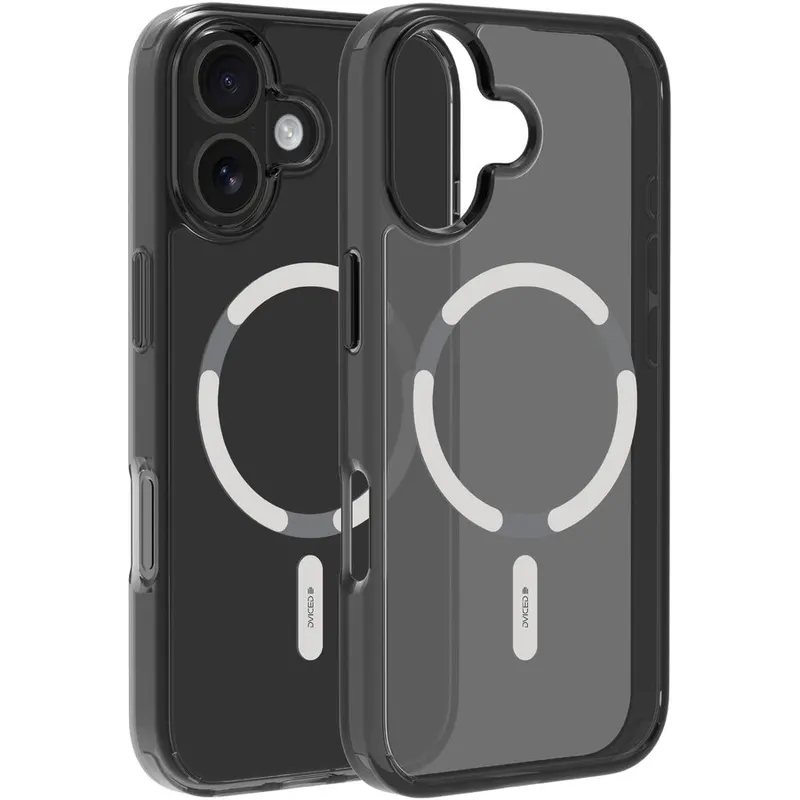 Dviced Husa Protectie Spate Dviced DV511054, MagSafe pentru Apple iPhone 17 Smoke Case, Argintiu