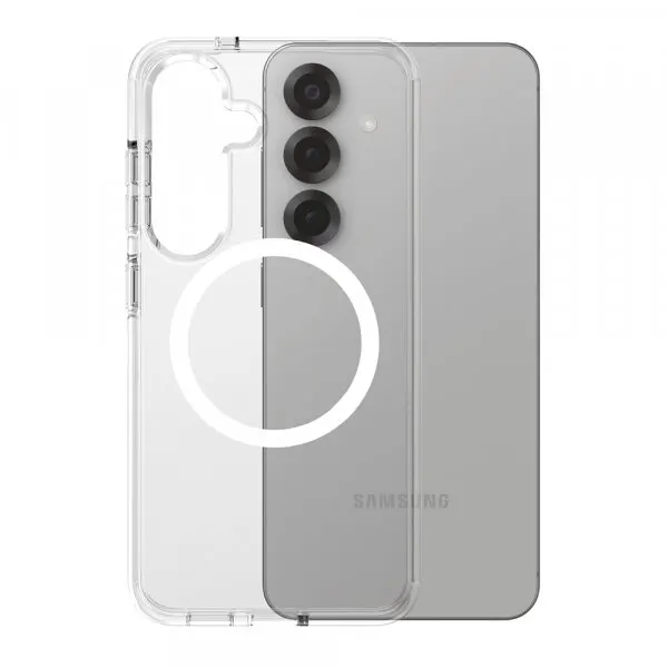 Panzerglass Husa pentru Samsung Galaxy S25 S931, PanzerGlass, Care Urban Combat, Transparenta Alba