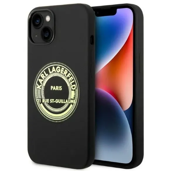 Karl Lagerfeld Husa pentru Apple iPhone 14 Plus, Karl Lagerfeld, Silicone RSG, Neagra