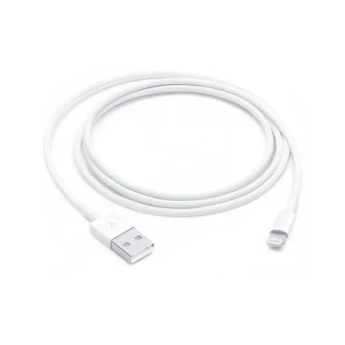 Cablu de date Apple MUQW3ZM/A, Lightning la USB-A, 1m (Alb)