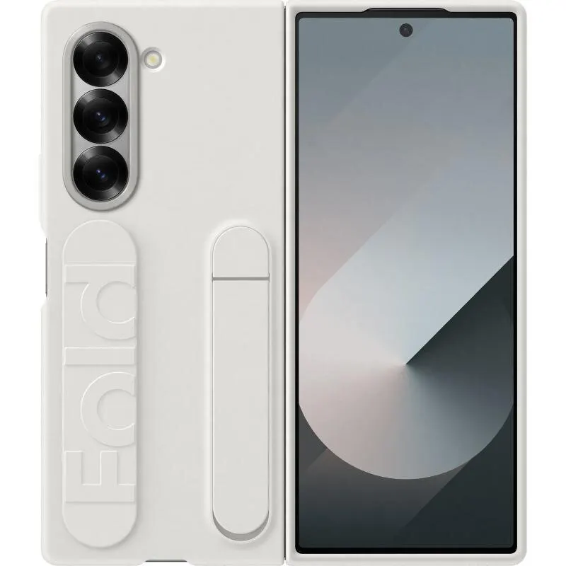Samsung Husa din silicon pentru Samsung Galaxy Z Fold6, Alb