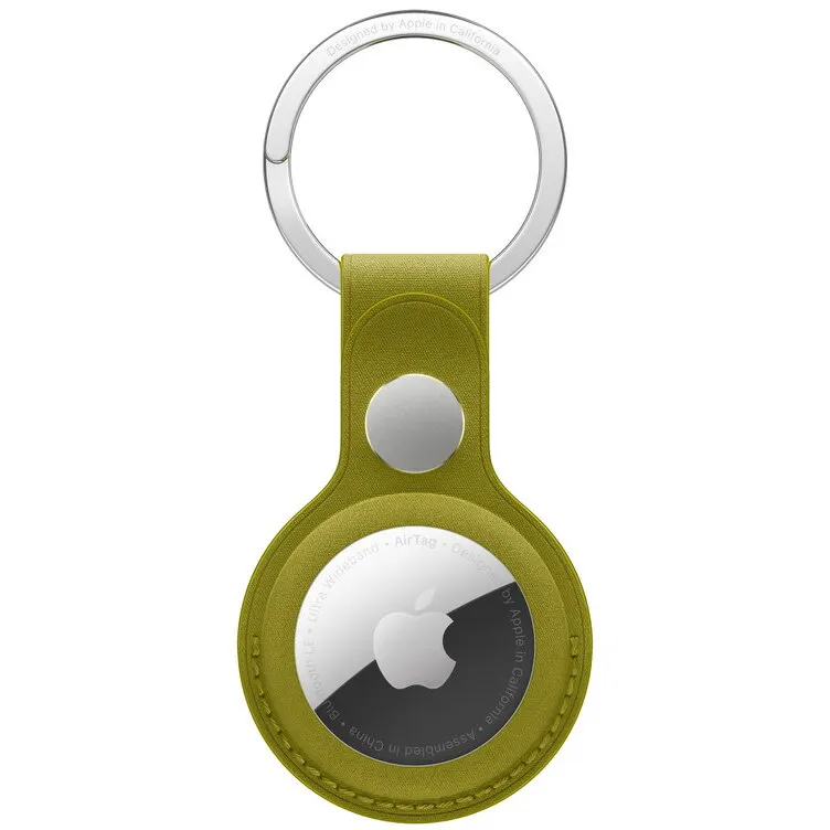 Apple AirTag FineWoven Key Ring pentru AirTag Apple -Verde