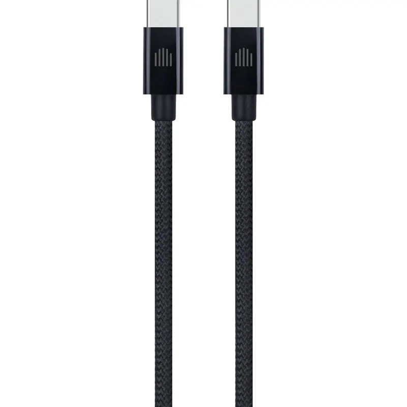 Dviced Dviced Cable USB-C to USB-C Nylon Textile 3m - Black