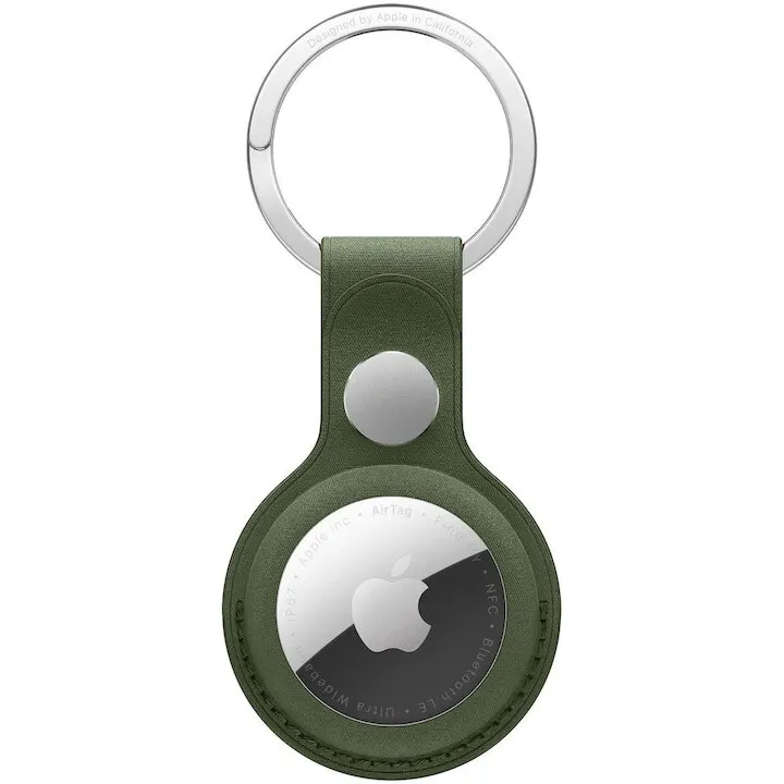 Apple Breloc Apple AirTag FineWoven,pentru AirTag Apple, Verde inchis