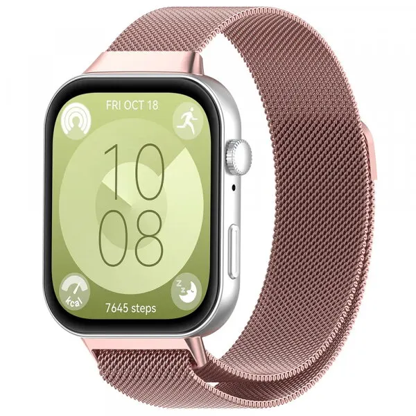 techsuit Curea Techsuit W009 pentru Huawei Watch Fit 5 Pro / Fit 5 / Fit 4 Pro / Fit 4 / Fit 3, Roz