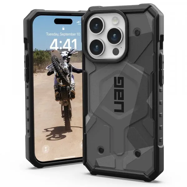 Urban Armor Gear Husa MagSafe pentru Apple iPhone 15 Pro, Urban Armor Gear, Pathfinder SE Geo Camo, Camuflaj