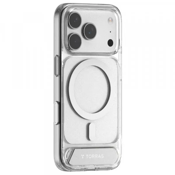 Torras Husa MagSafe pentru Apple iPhone 17 Pro Max, Torras, Pstand, Transparenta
