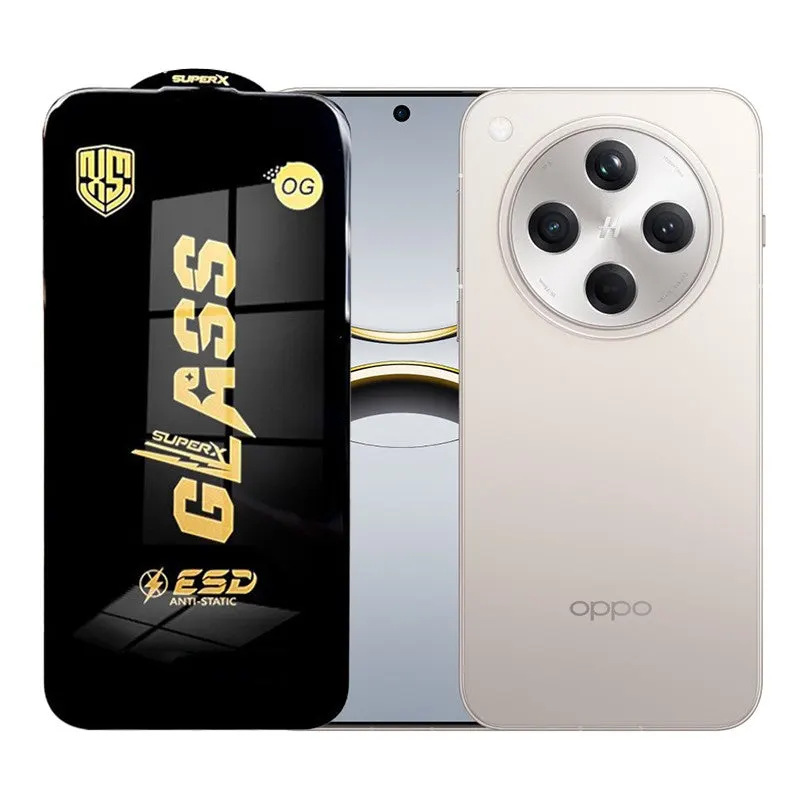 Flippy, Folie de Protectie pentru Oppo Find X8s+, Flippy, Sticla Securizata ESD, Margini Negre